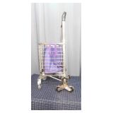 A1B3 1pc shopping cart Stair climbing chrome/purpl