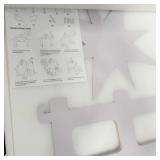 A1D1 1pc nativity cut out white