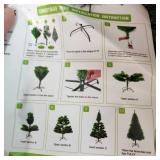 A1C1 1pc Juegoal christmas tree 7.5ft green plasti