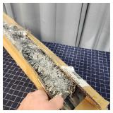 A1C1 1pc christmas tree 5ft Tinsel silver plastic