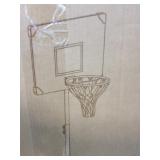 Section 8 1pc Portable Basketball hoop 30x22" back