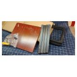 A3-C3 1pc ot-21gc-4958 Towel shelf brown/back wood