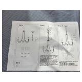 Section 3 Black Shelf 1pc Febeleven Chandelier Far