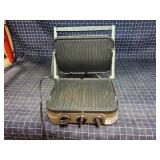 A4C2 1pc cuisinart paninni press stainless metal