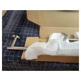 Section 7 4pc set KES bathroom set brushed aluminu