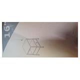 A3B2 1pc cayun coffee table 16 inch rustic brown w