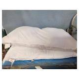 A1-E2 2 white king pillow king size 20x36 white 10