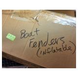 A1D3 2pc Afforuda Boat fenders inflatable black ru
