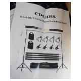 A1A3 1 kit Cpliris Photo Backdrop Dual tripod blac