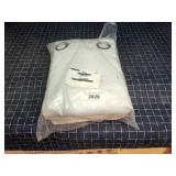 Section 7 2pc set Rutterflow curtain 84" white