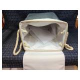 Section 7 1pc cloth hamper rope handles grey burla