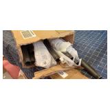 A3B2 13 pc metal rail black metal industrial 1 inc