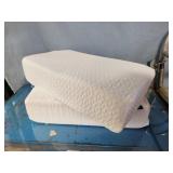 A1-E2 2 harborest pillows 12x25x5" white memory fo