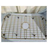 Section 4 1pc Center Drain Sink Grate 28x15" Golde