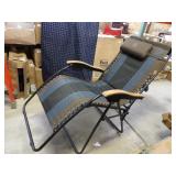 A1C2 1pc Timber ridge Folding Chair XL Brown nylon