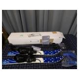 A1C2 1 pair Odoland Snow skis youth size white/blu