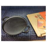 A4B5 Legend Cast Iron Pizza Pan 14" Round Black Ca