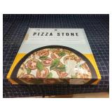 A4-B5 Heritage Pizza Stone 15" Round Black Ceramic