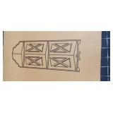 A3C3 - tb 1pc Tution 3 Tier corner shelf white