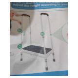 A3-E2 1 STEP STOOL WITH RAIL PLASTIC/METAL