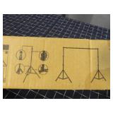 A1A3 1 kit BDDFOTO Photo Backdrop dual tripod blac