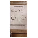 A3C2 1pc Lvsomo Makeup Mirror 20in round black met