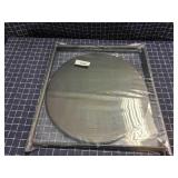 A4A3 1pc outdoor table 16" Round black metal