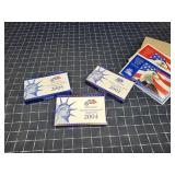 Byron UH 4PC 03 Mint set 02 , 04, 05 proof sets