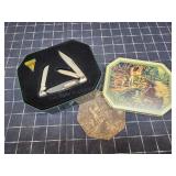 Byron A3A3 1pc Treasured memories Buck Knife Black