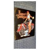 Byron A1C3 1pc Harley Davidson Pin-up metal sign 1