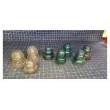 Byron A1B3 8pc Glass insulators