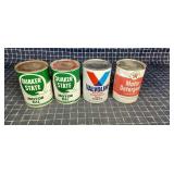 Byron A1B3 4pc Quaker State, Texaco & Va oil Cans