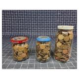 Byron RT 3pc Jars of pennies