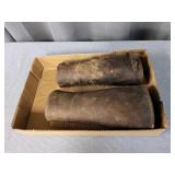 Byron 7 1pc WW1 Leather Gaiters dark leather