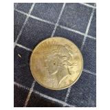 Byron RT 1pc 1922 Peace Silver Dollar