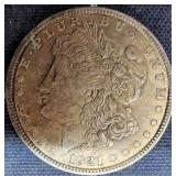 Byron RT 1pc 1921 Morgan Silver Dollar