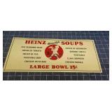 Byron A1C3 1pc Heinz "Homestyle Soups" metal sign