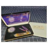 Byron UH 2pc Silver dollar set Case Millenium