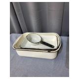 Byron A1-E3 4pc Enamalware Black and white