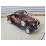 Byron 7 1pc Plymouth 1937 Pickup Diecast Brown