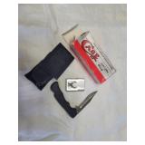 Byron A3A3 2pc Knife / lighter Case/Zippo 8.5" Ope