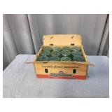 Byron A1-E3 12pc Ball Mason jars Quart Blue glass