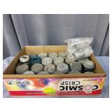 Byron A1-E3 24pc Kerr and Ball Mason Jars lue and