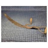 Byron A3A2 1pc Hand Forged hay Knife 36"