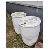 Byron 2 Poly Barrels white