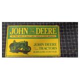 ByronA4C1 1pc John Deere Advertisment sign 9