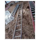 Gaines1935 1 PC wood ladder 24ft wood