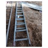 Gaines-1933 1 PC Werner extension ladder 24ft/21ft