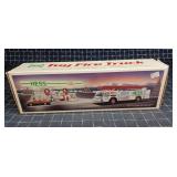 Byron 7 1pc Hess Toy Fire Truck 14x3x5" White