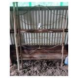 Gaines-1992 1 PC wrought iron bed